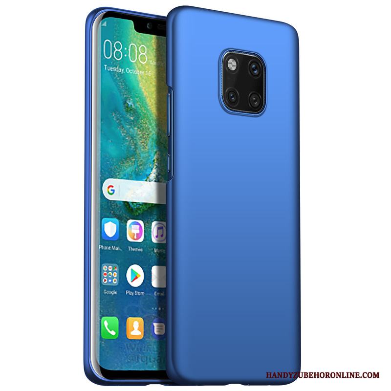 Huawei Mate 20 Rs Skal Skydd Nubuck Fodral Fallskydd Röd Hård Slim