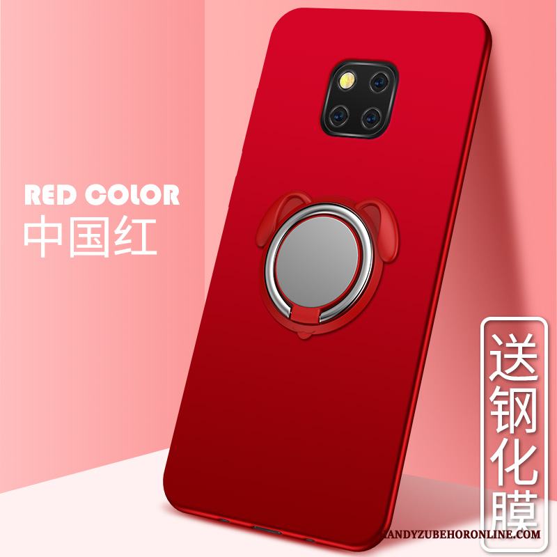 Huawei Mate 20 Rs Skydd Skal Telefon Support Mjuk Fodral Röd