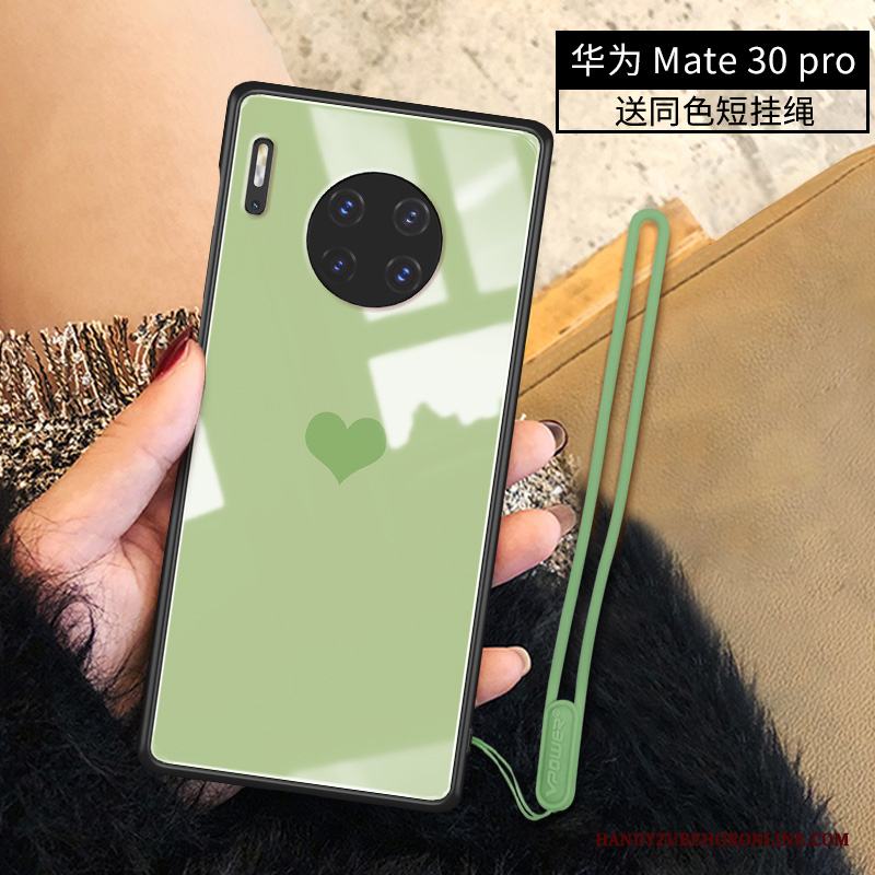 Huawei Mate 30 Pro Skal Skydd Net Red Personlighet Silikon Enkel All Inclusive Älskar