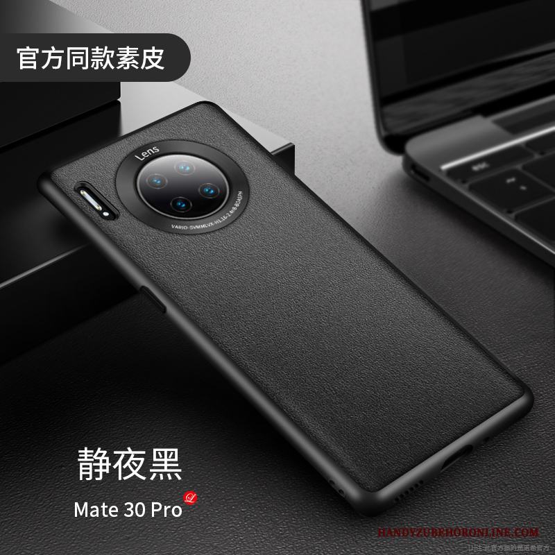 Huawei Mate 30 Pro Skydd Äkta Läder Läderfodral Silikon Kreativa Högt Utbud Skal Telefon