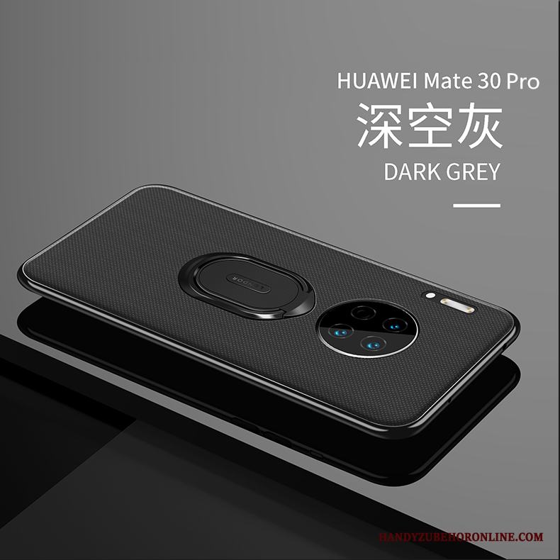 Huawei Mate 30 Pro Support Skal Telefon Kreativa Svart Magnetic Bil Fallskydd