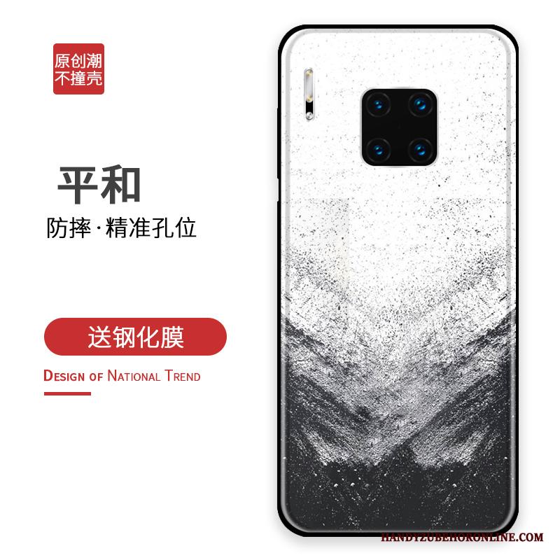 Huawei Mate 30 Rs Personlighet Fallskydd Glas All Inclusive Skal Telefon Blå Silikon