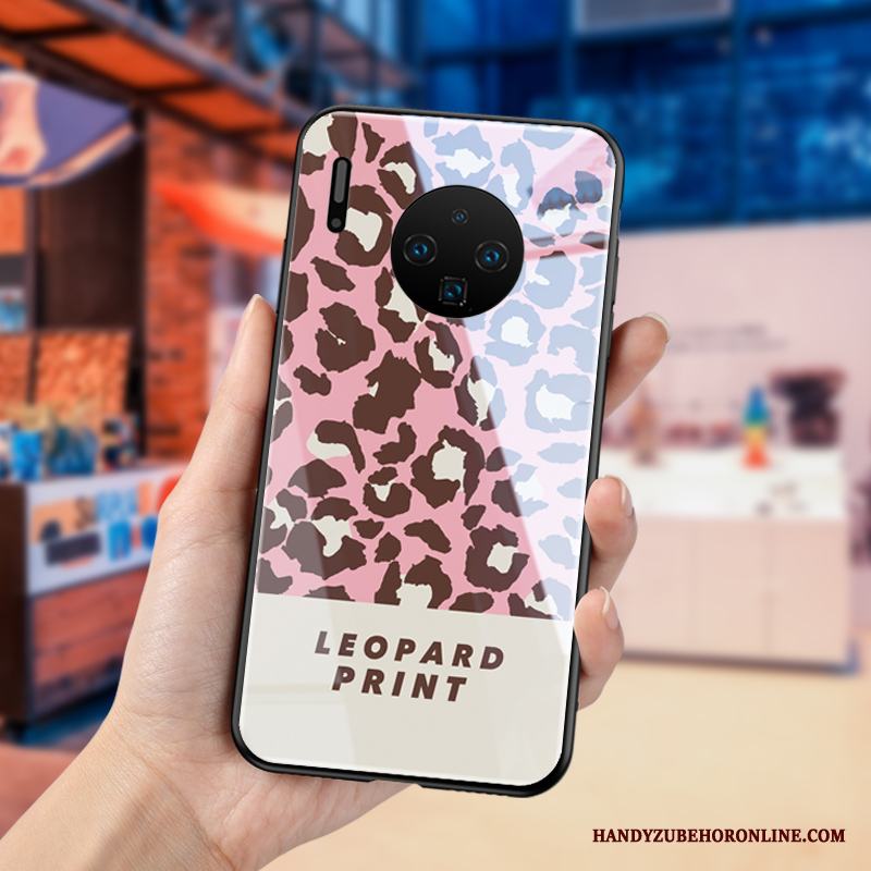 Huawei Mate 30 Skal Leopard Fodral Mode All Inclusive Trend Varumärke Hängsmycken Net Red