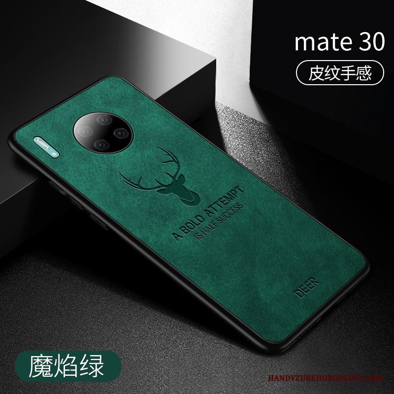 Huawei Mate 30 Skal Personlighet Trend Varumärke Mjuk Skydd Läder Silikon Fodral