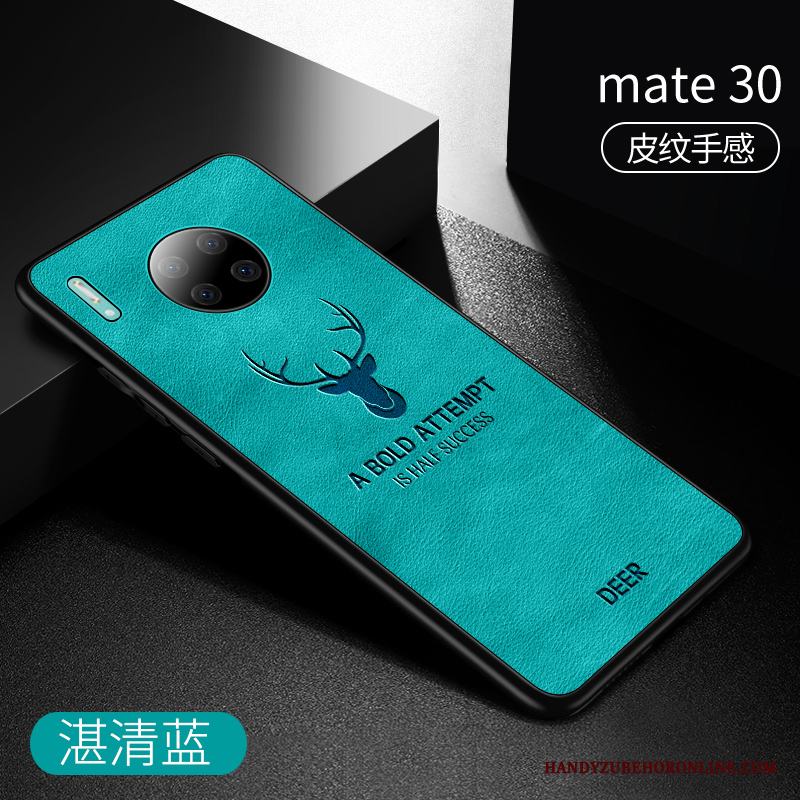 Huawei Mate 30 Skal Personlighet Trend Varumärke Mjuk Skydd Läder Silikon Fodral