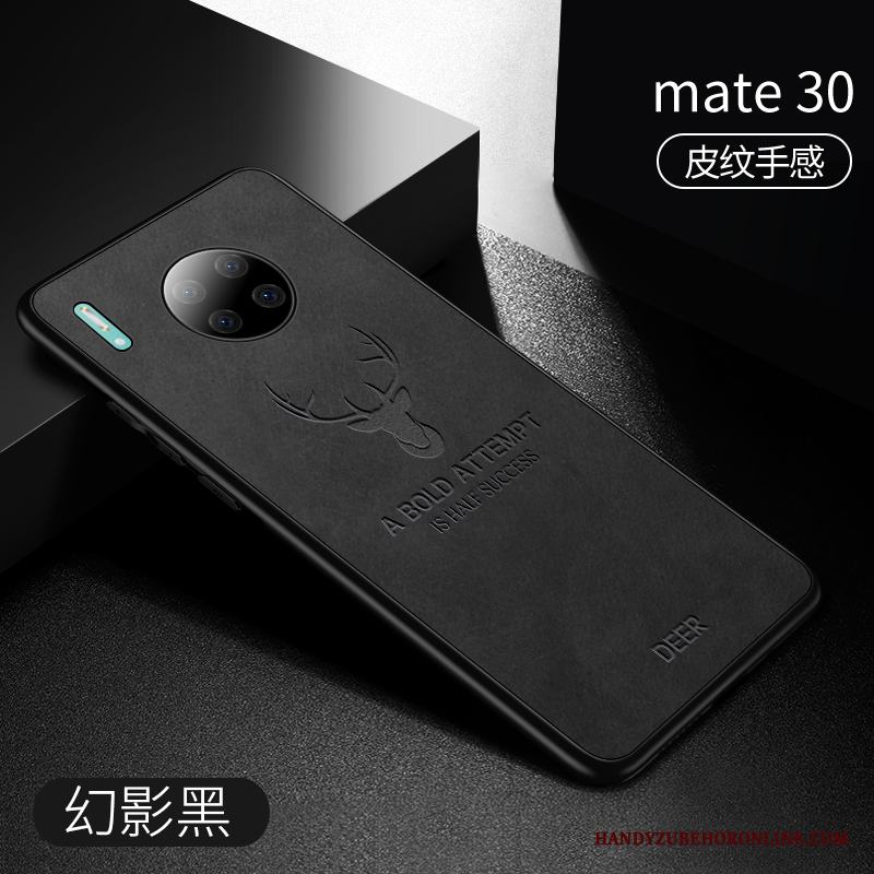 Huawei Mate 30 Skal Personlighet Trend Varumärke Mjuk Skydd Läder Silikon Fodral