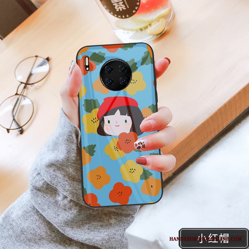 Huawei Mate 30 Skal Skydd Vit Trend Varumärke Par Kreativa All Inclusive Högt Utbud