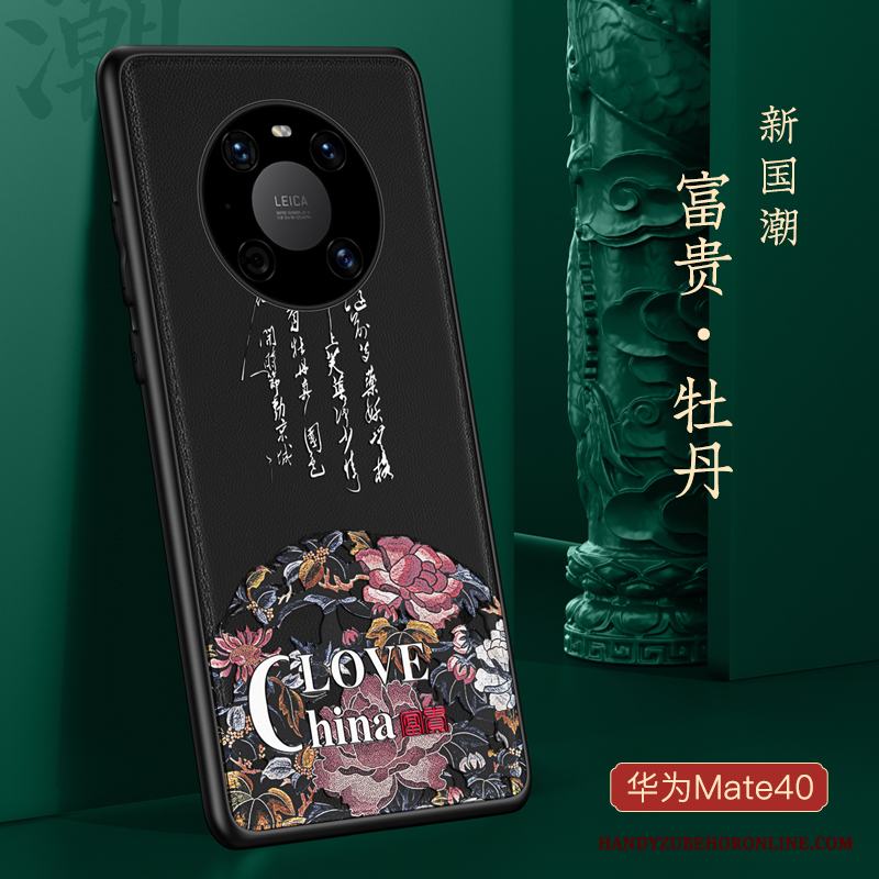 Huawei Mate 40 Mjuk Slim Skydd Skal Telefon Fallskydd Trend Varumärke Fodral