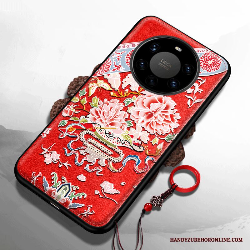 Huawei Mate 40 Pro+ Kinesisk Drake Trend Ny Lättnad Net Red Skal Telefon Vind