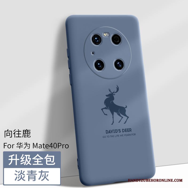 Huawei Mate 40 Pro Magnetic Skal Telefon Blå Fallskydd All Inclusive Ny Fodral