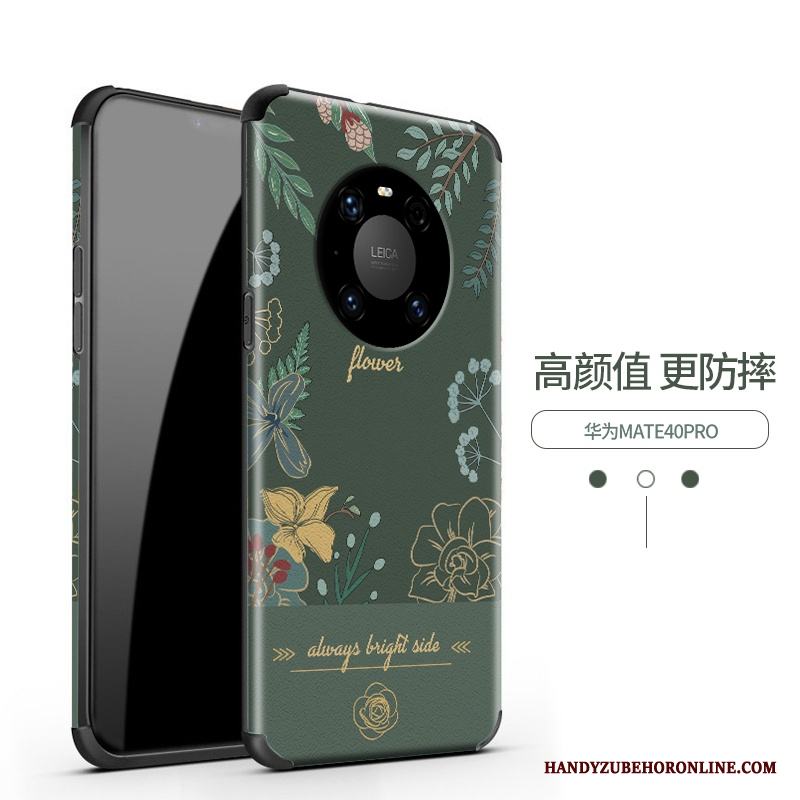 Huawei Mate 40 Pro Mjuk Nubuck Skydd Skal Telefon Slim Fallskydd Purpur