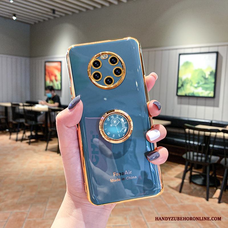 Huawei Mate 40 Pro+ Skal Silikon All Inclusive Ring Purpur Ny Tecknat Täcka