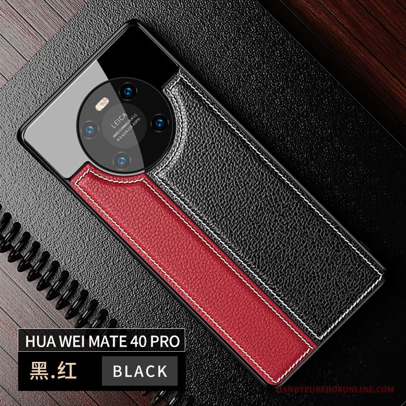 Huawei Mate 40 Pro Svart Mönster Skal Telefon Spegel Högt Utbud Fallskydd Personlighet