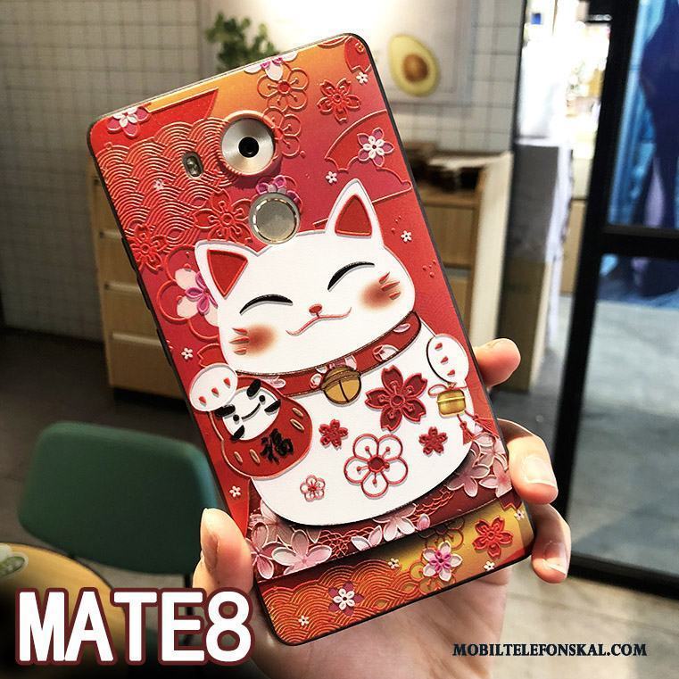 Huawei Mate 8 Rikedom Skydd Skal Telefon Katt Fallskydd Lättnad All Inclusive