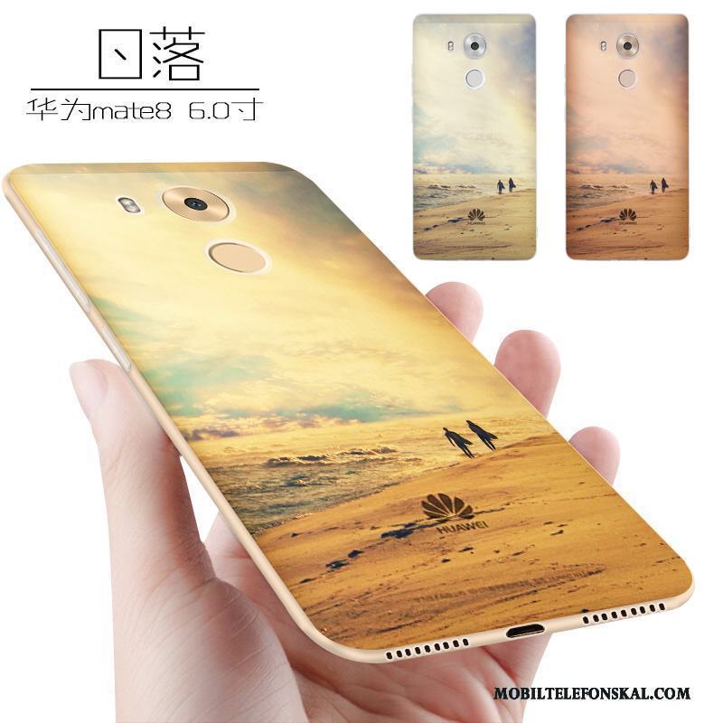 Huawei Mate 8 Skal Lätt Och Tunt Silikon Fallskydd All Inclusive Personlighet Mjuk Fodral