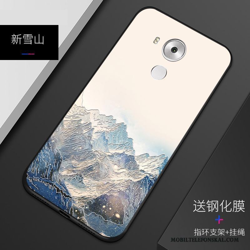 Huawei Mate 8 Skal Telefon All Inclusive Ljusblå Silikon Fodral Personlighet Mönster