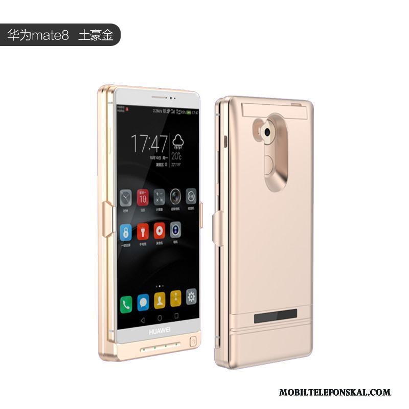 Huawei Mate 8 Skal Telefon Rosa Metall Frame Fodral Skydd
