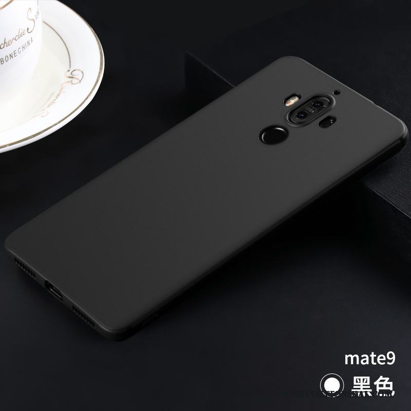 Huawei Mate 9 All Inclusive Blå Mjuk Skal Telefon Silikon Nubuck Fodral