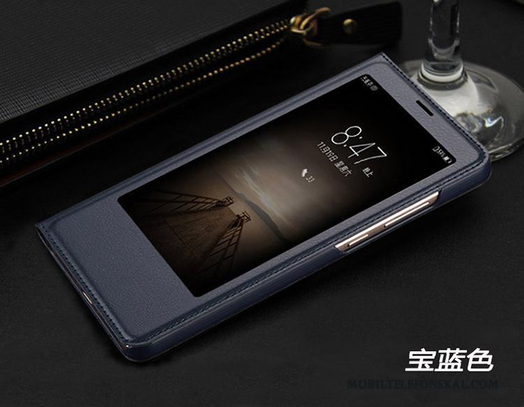 Huawei Mate 9 All Inclusive Läderfodral Rosa Clamshell Silikon Skal Telefon Fallskydd