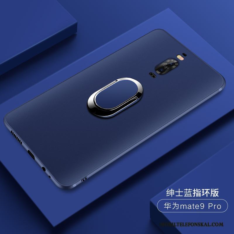 Huawei Mate 9 Fallskydd Blå Skal Telefon Silikon Slim Nubuck Mjuk