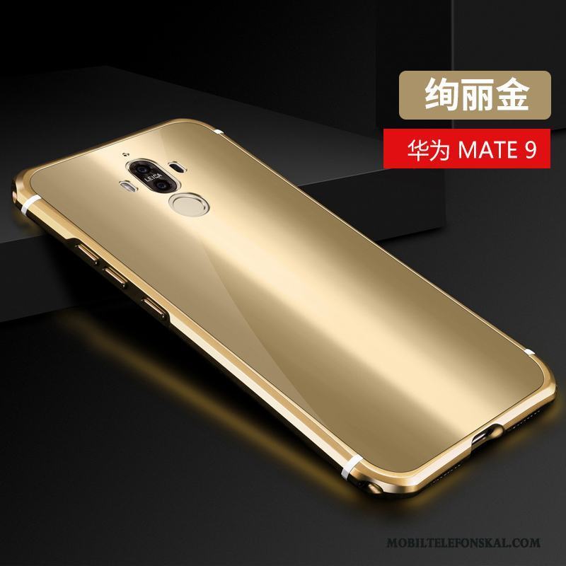 Huawei Mate 9 Fallskydd Personlighet Skal Telefon Kreativa Trend Guld Fodral