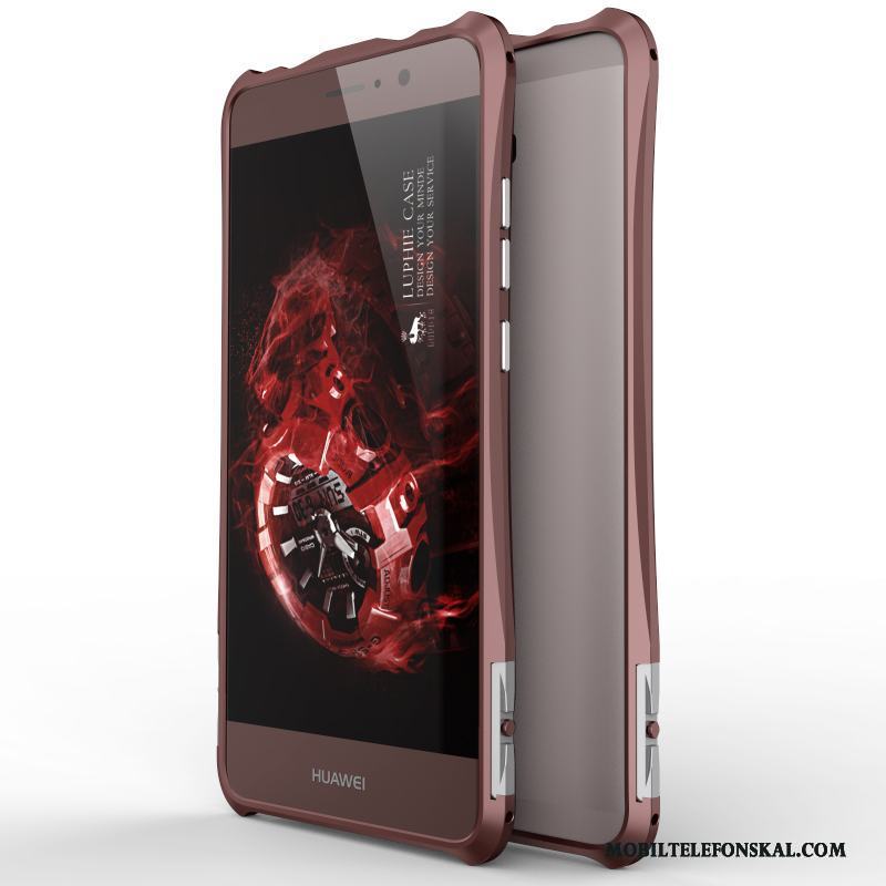 Huawei Mate 9 Fodral Skal Telefon Skydd Silver Metall Frame