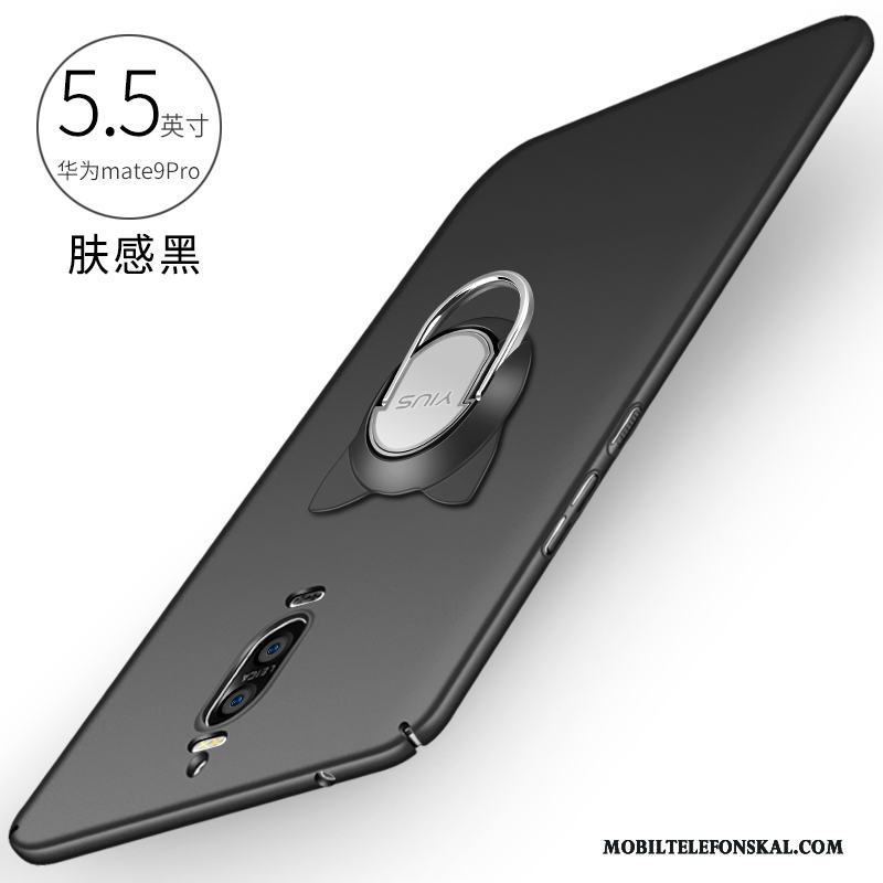 Huawei Mate 9 Hård Svart Fodral Slim All Inclusive Nubuck Skal Telefon