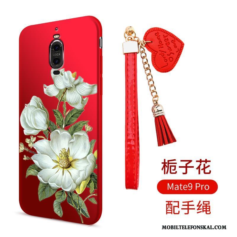 Huawei Mate 9 Mjuk Fodral Silikon Skal Telefon Röd Fallskydd