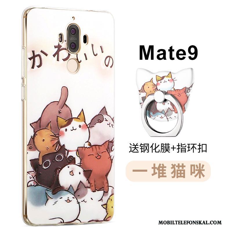 Huawei Mate 9 Personlighet Skal Telefon Fallskydd Vit Fodral Kreativa Mjuk