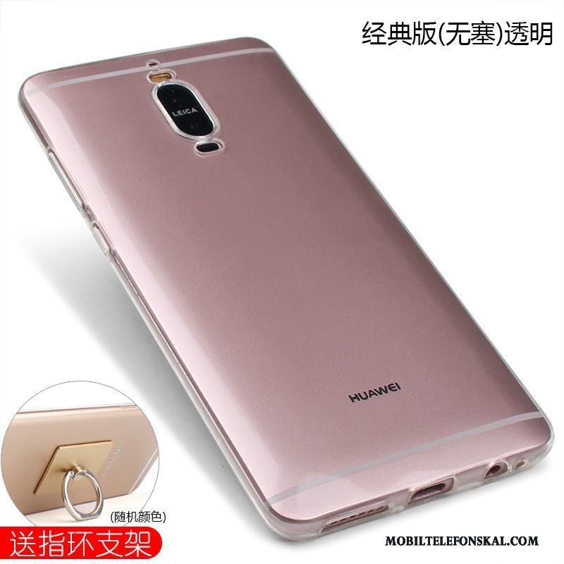 Huawei Mate 9 Pro Fodral Silikon Transparent Mobil Telefon Skal Telefon All Inclusive Vit