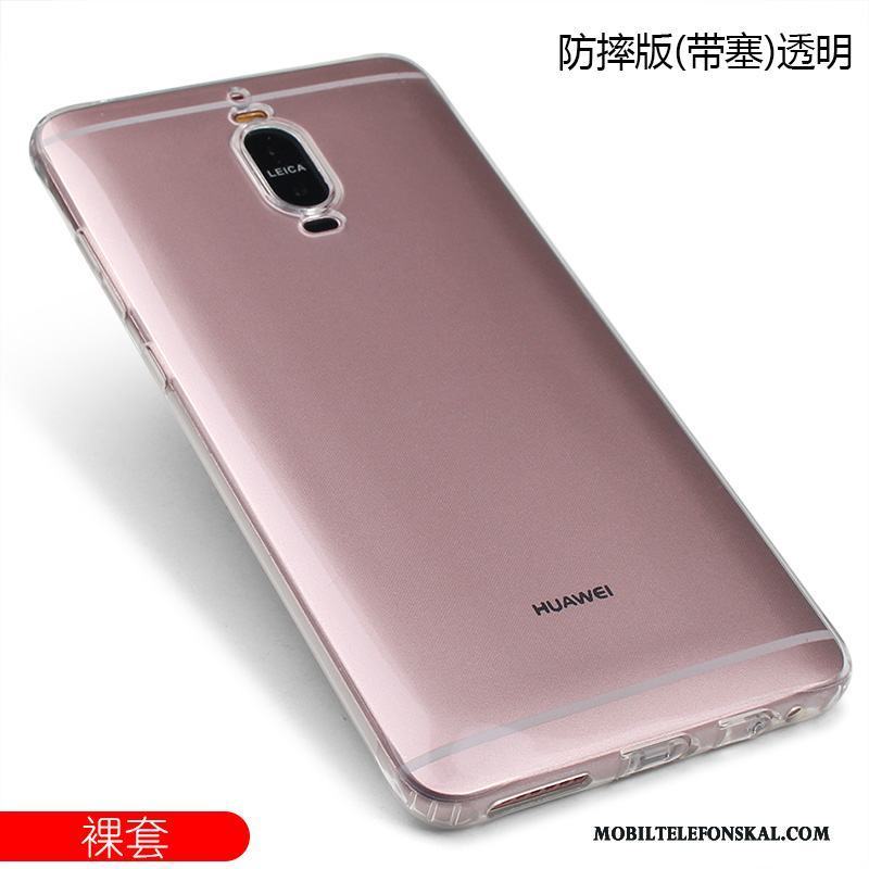 Huawei Mate 9 Pro Fodral Silikon Transparent Mobil Telefon Skal Telefon All Inclusive Vit