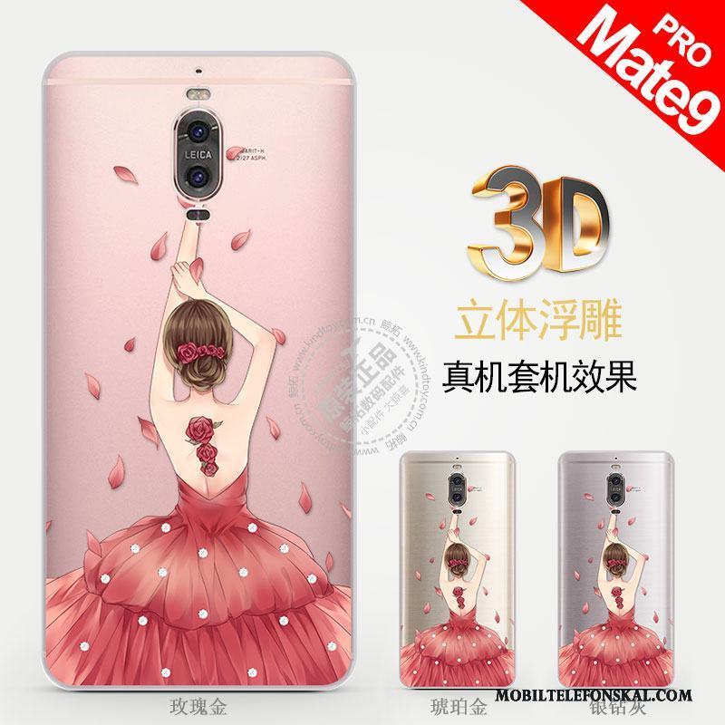 Huawei Mate 9 Pro Kreativa Skal Telefon Silikon Mjuk Rosa Personlighet All Inclusive