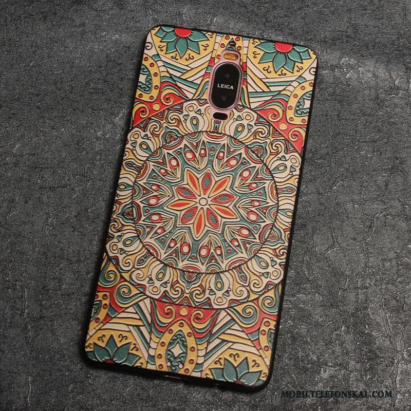 Huawei Mate 9 Pro Mobil Telefon Skal Mjuk Färg Slim Silikon Läderfodral