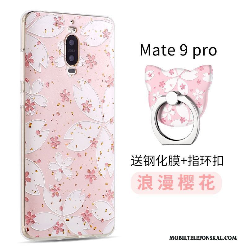 Huawei Mate 9 Pro Silikon Ny Kreativa Skal Telefon Personlighet Mjuk Rosa