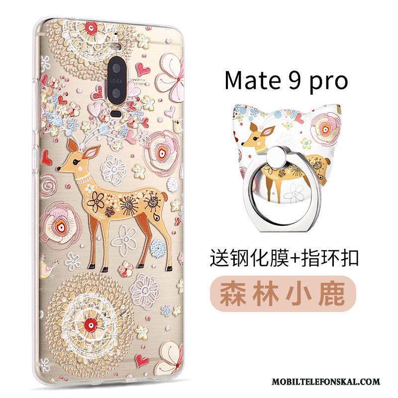 Huawei Mate 9 Pro Silikon Ny Kreativa Skal Telefon Personlighet Mjuk Rosa