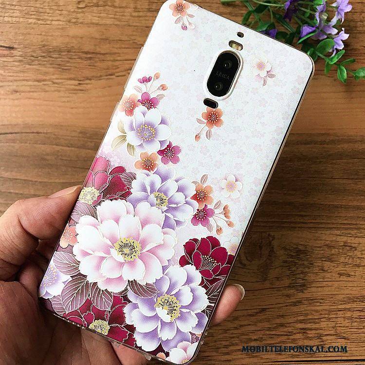 Huawei Mate 9 Pro Skal Hängsmycken Mjuk All Inclusive Rosa Kreativa Personlighet Silikon