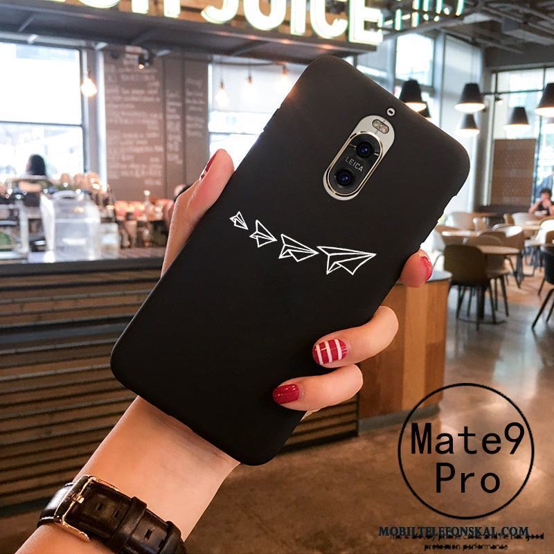 Huawei Mate 9 Pro Skal Personlighet Skydd Svart Mjuk Fodral Silikon Trend