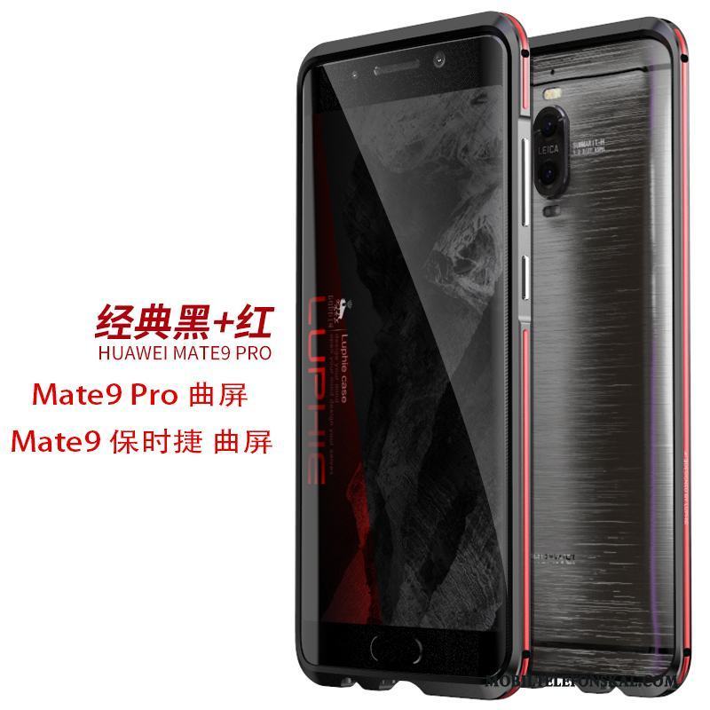 Huawei Mate 9 Pro Skal Telefon Frame Skydd Silver Fodral Metall