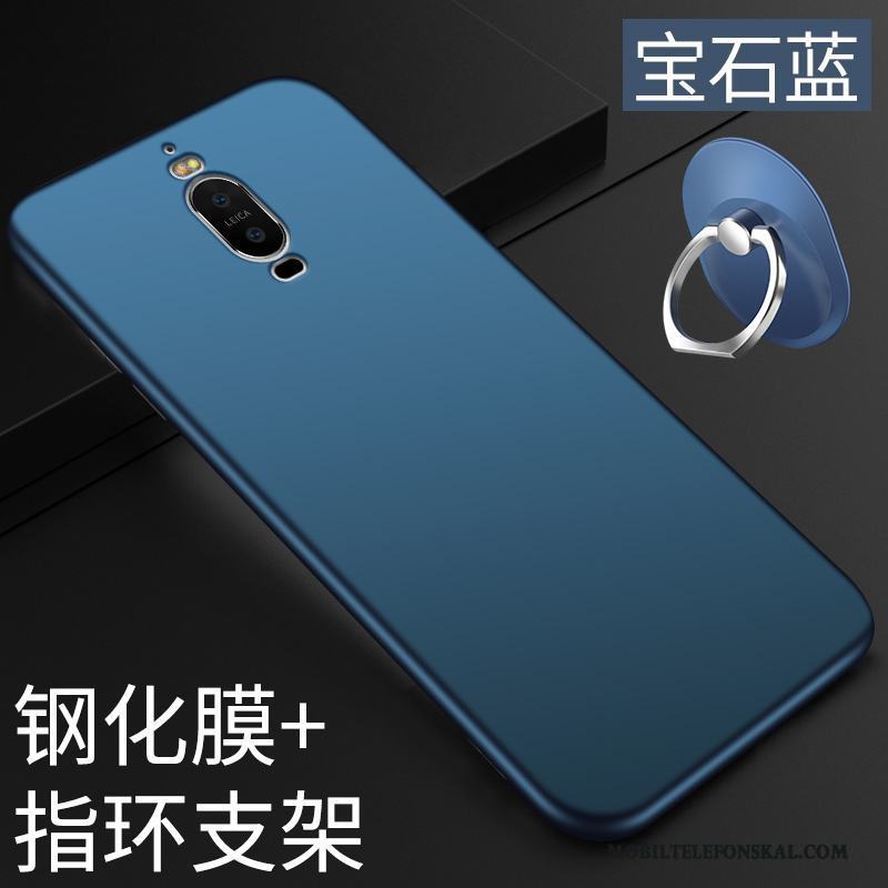 Huawei Mate 9 Pro Skydd Skal Telefon Nubuck Mjuk Rosa Tunn Fallskydd