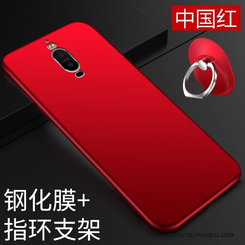 Huawei Mate 9 Pro Skydd Skal Telefon Nubuck Mjuk Rosa Tunn Fallskydd