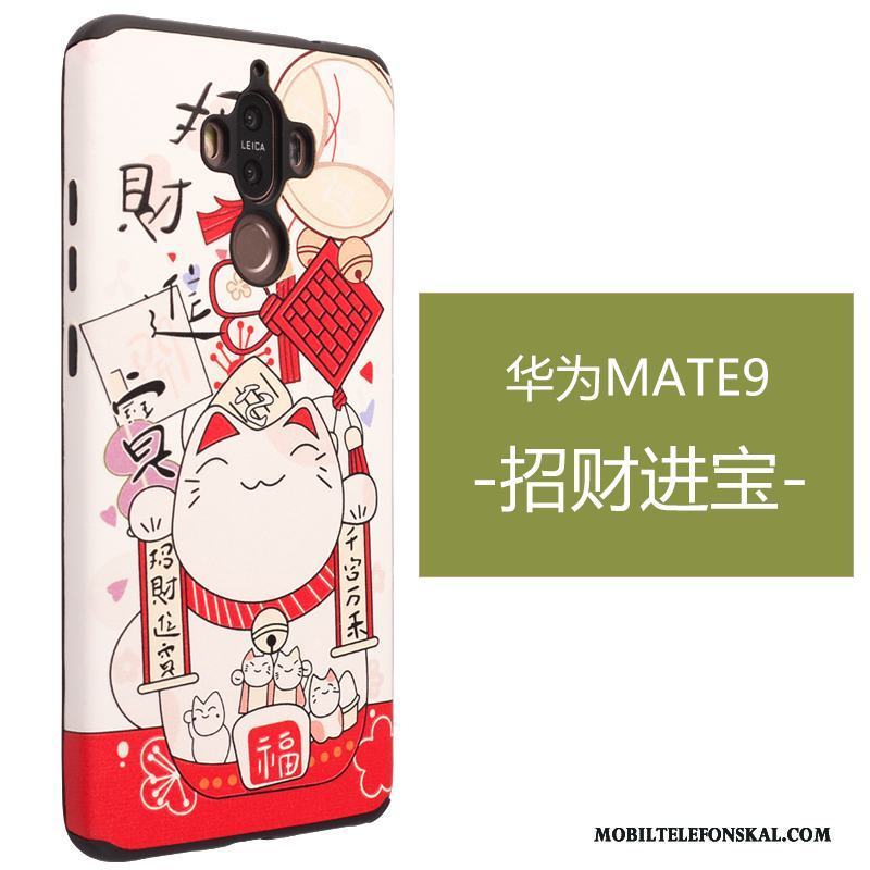 Huawei Mate 9 Silikon Lättnad Svart Fallskydd Mjuk Skal Telefon Fodral