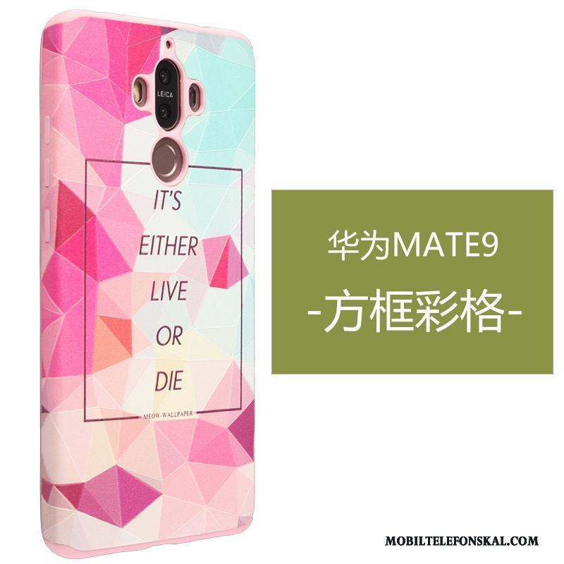 Huawei Mate 9 Silikon Lättnad Svart Fallskydd Mjuk Skal Telefon Fodral