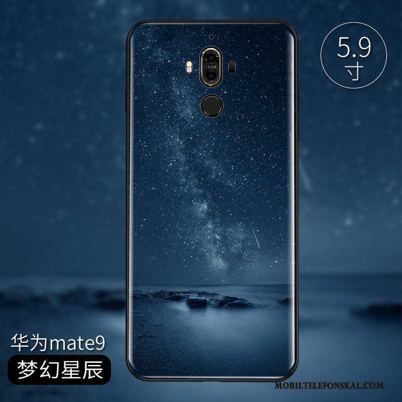 Huawei Mate 9 Skal Färg Glas Spegel Fodral Skydd Fallskydd Trend