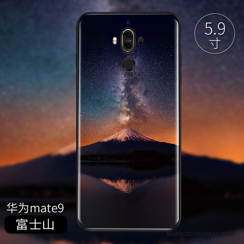 Huawei Mate 9 Skal Färg Glas Spegel Fodral Skydd Fallskydd Trend