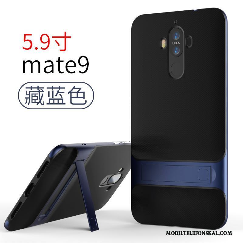 Huawei Mate 9 Skal Personlighet Kreativa Silikon Ljusblå Fallskydd Nubuck Mjuk