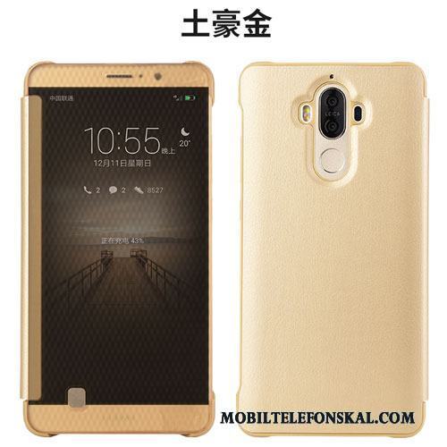 Huawei Mate 9 Skydd Clamshell All Inclusive Fodral Skal Telefon Läderfodral Fallskydd