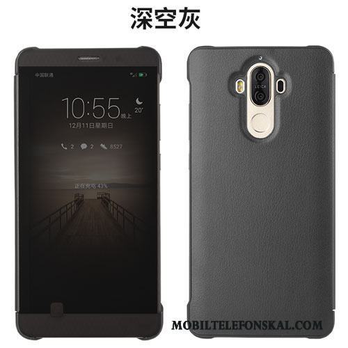 Huawei Mate 9 Skydd Clamshell All Inclusive Fodral Skal Telefon Läderfodral Fallskydd