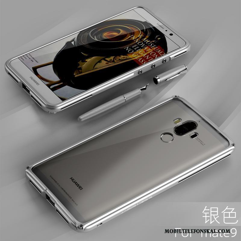 Huawei Mate 9 Skydd Metall Skal Telefon Fodral Frame Guld