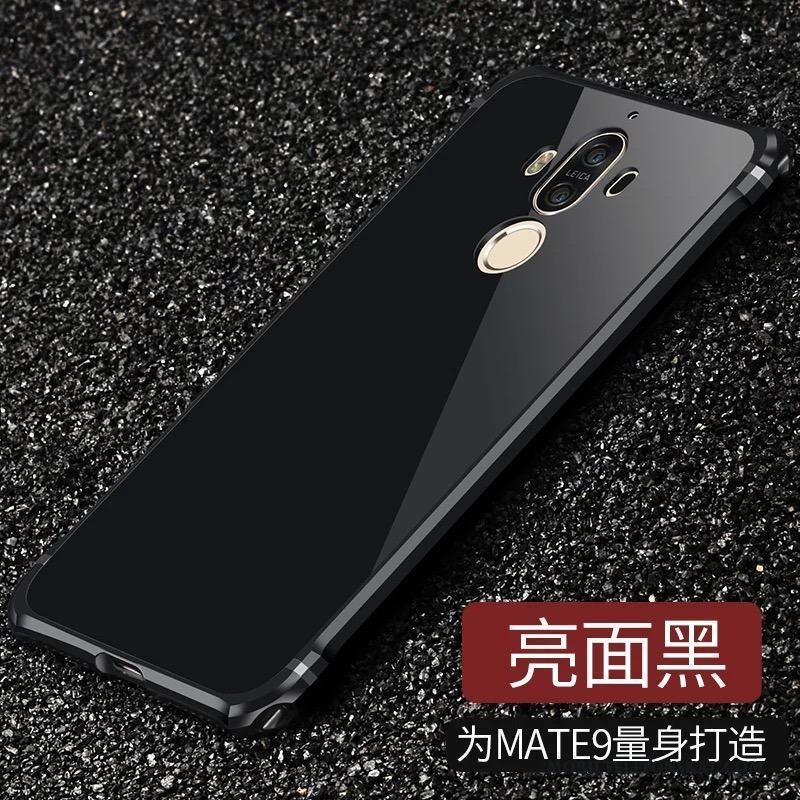 Huawei Mate 9 Skydd Skal Telefon Röd Fodral Metall