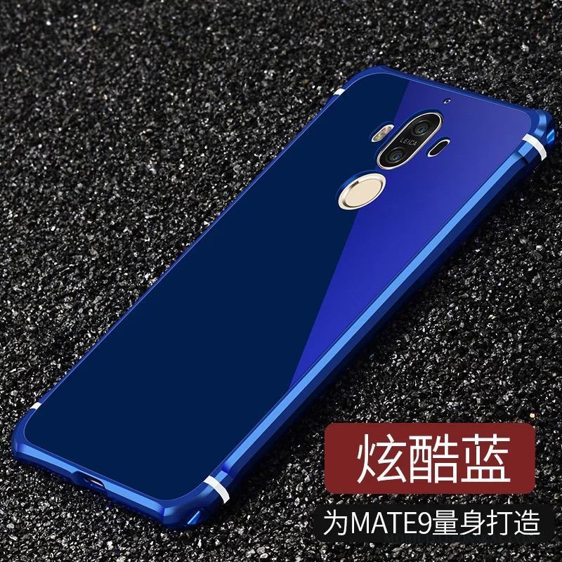 Huawei Mate 9 Skydd Skal Telefon Röd Fodral Metall